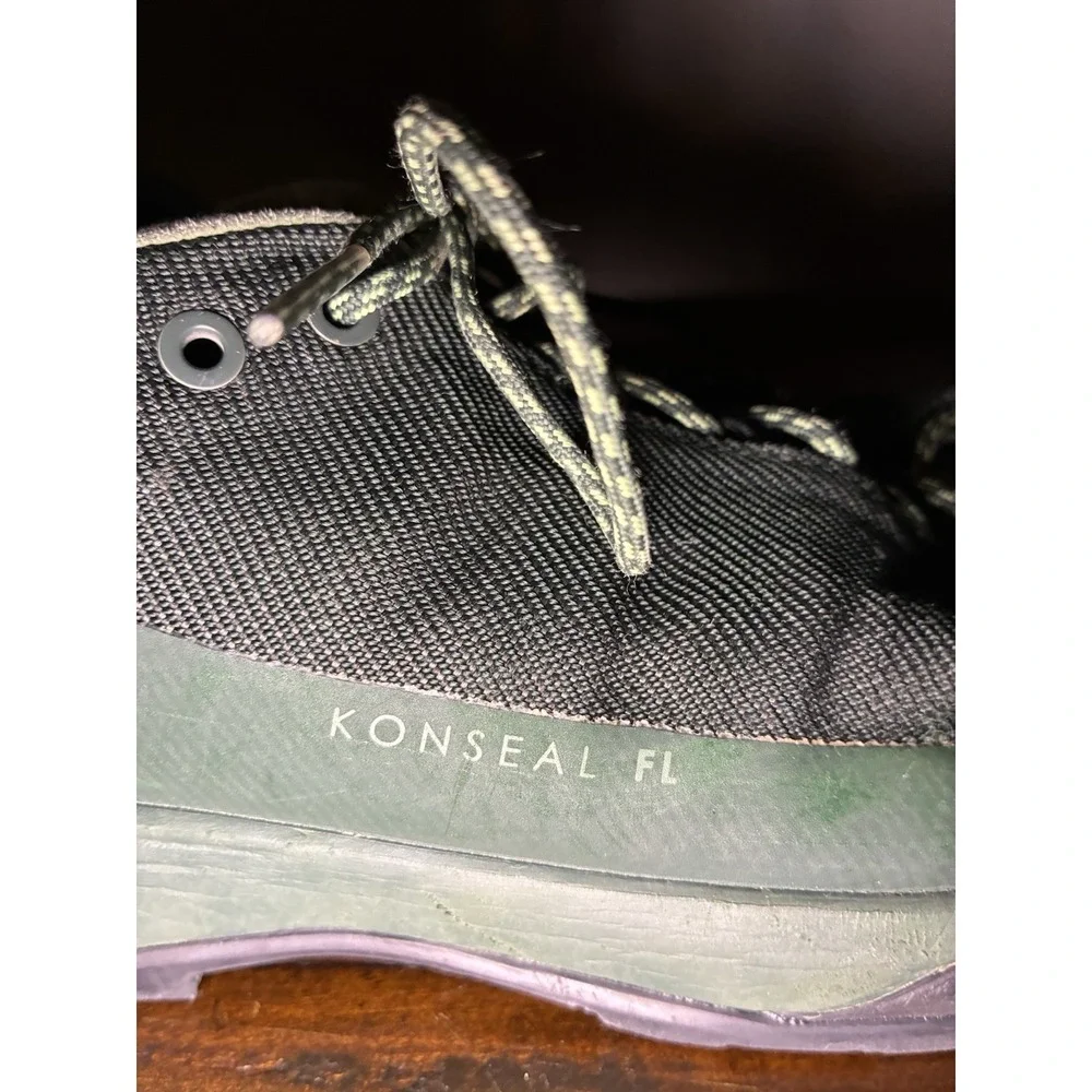 Arcteryx Konseal FL 2 Hiking‎ Shoes Men's Sz 9 Green Vibram Megagrip Sole